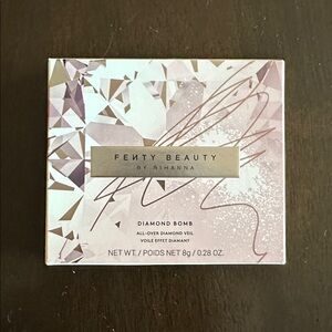 NIB Fenty Beauty Diamond Bomb Highlighter - Sparkling Silver - How Many Carats?!